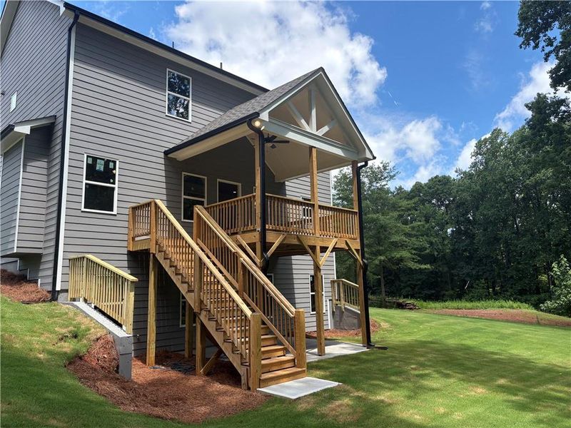 Exterior details and patio area of a home in , Maysville (Image 3). Exterior details and patio area of a home in , Maysville (Image 3).