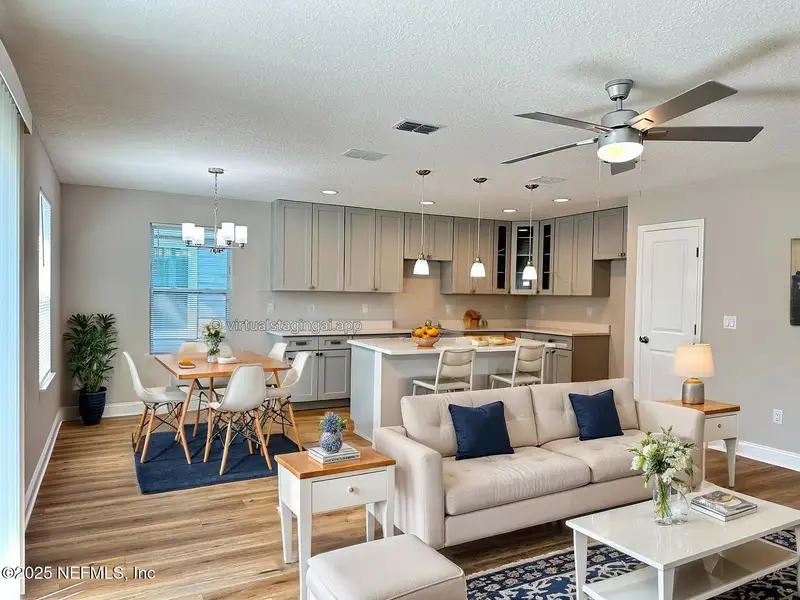 Furnished interior view inside a new home in , Jacksonville (Image 4). Furnished interior view inside a new home in , Jacksonville (Image 4).