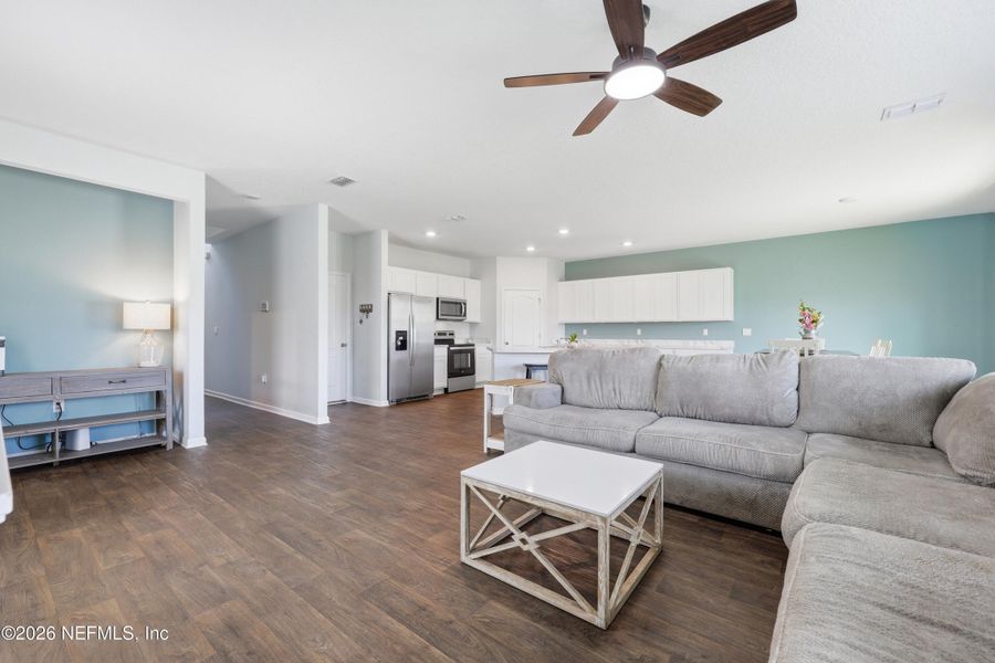 Furnished interior view inside a new home in Ravenswood Village, St. Augustine (Image 12).