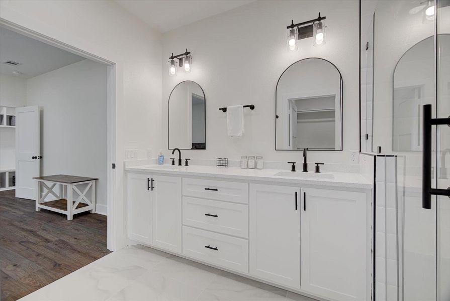 Furnished interior view inside a new home in , Cleveland (Image 27). Furnished interior view inside a new home in , Cleveland (Image 27).