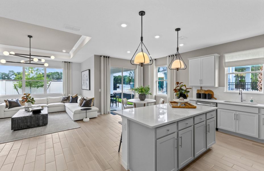 Representative furnished interior of a home built from the Heston by Pulte Homes in Canopy Preserve, Deland (Image 18).