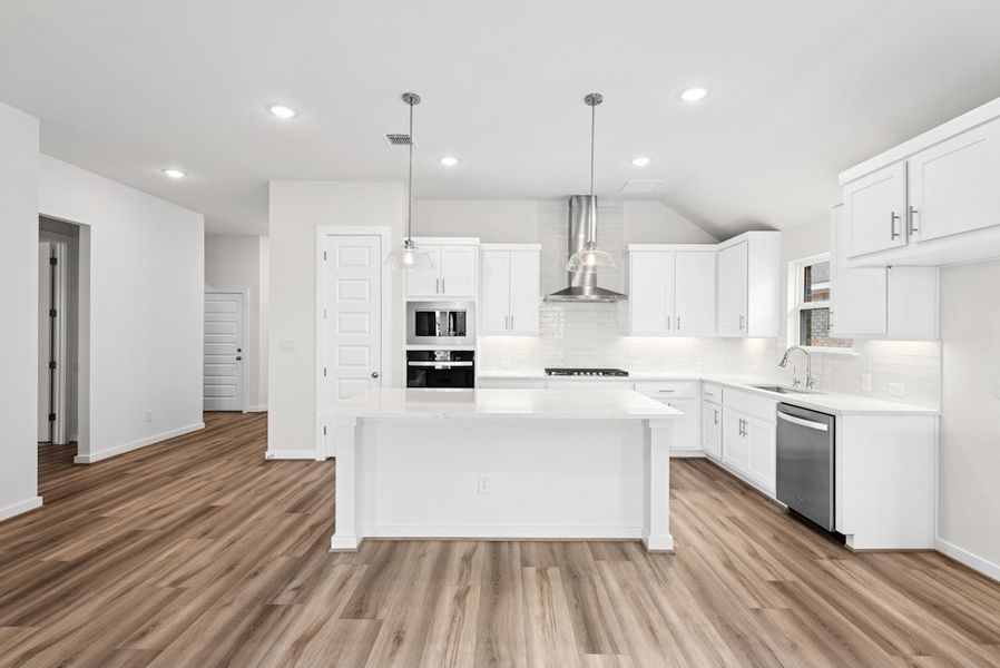 Furnished interior view inside a new home in University Heights, Round Rock (Image 11).