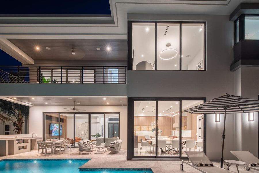 Furnished interior view inside a new home in , Boca Raton (Image 14).