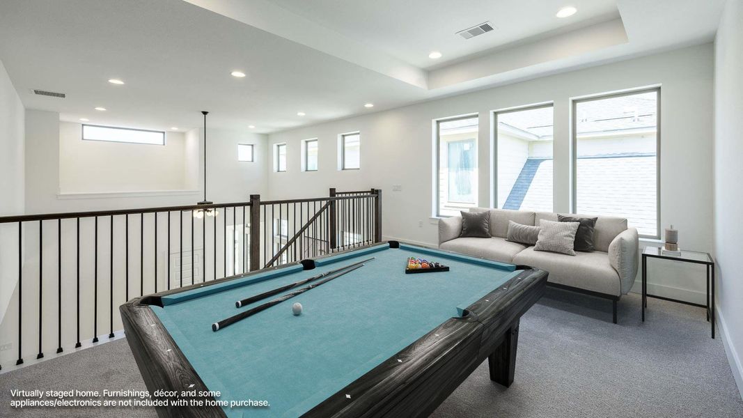 Furnished interior view inside a new home in Easton Park, Austin (Image 4).