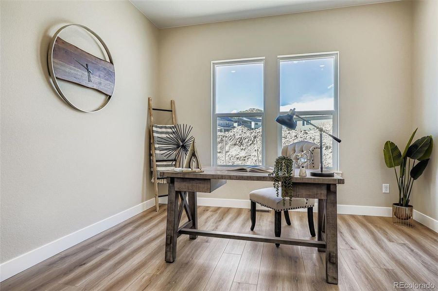 Furnished interior view inside a new home in Hillside at Castle Rock, Castle Rock (Image 18).