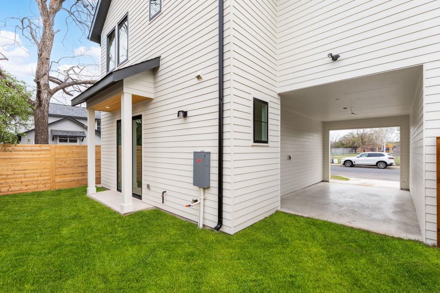 View of side of home