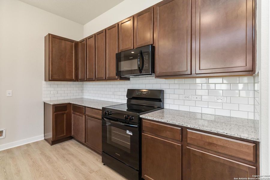 Furnished interior view inside a new home in Applewhite Meadows, San Antonio (Image 5). Furnished interior view inside a new home in Applewhite Meadows, San Antonio (Image 5).