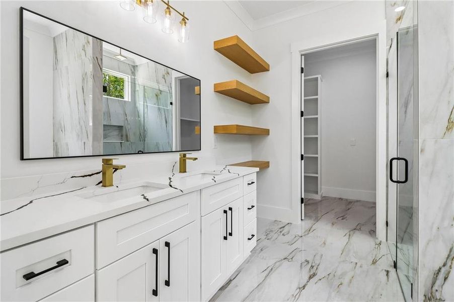 Furnished interior view inside a new home in , Grayson (Image 36).