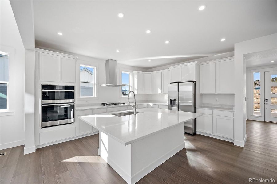 Furnished interior view inside a new home in Jackson Creek, Monument (Image 7).