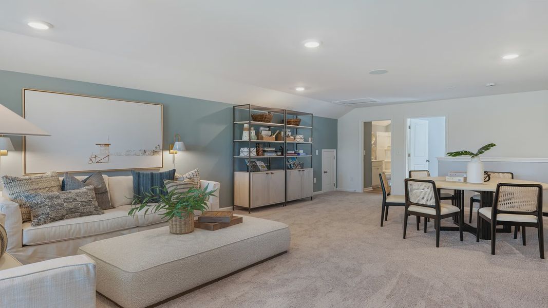 Representative furnished interior of a home built from the Avondale by DRB Homes in Bluffs at Sun Colony, Longs (Image 9). Representative furnished interior of a home built from the Avondale by DRB Homes in Bluffs at Sun Colony, Longs (Image 9).