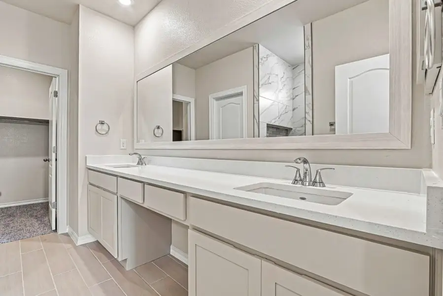Furnished interior view inside a new home in Desert Breeze, Horizon City (Image 14).