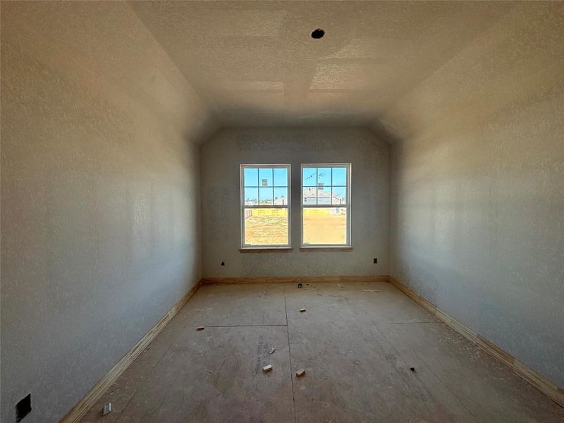 Actual progress of your home.