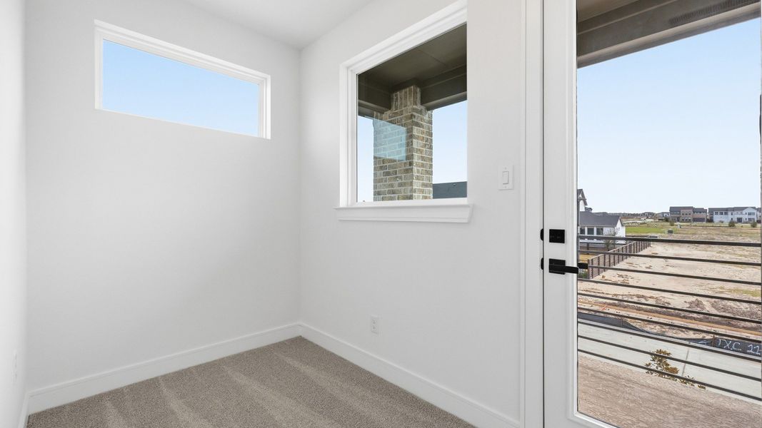 Representative furnished interior of a home built from the Solara by Brightland Homes in Bridgeland Central, Cypress (Image 19).