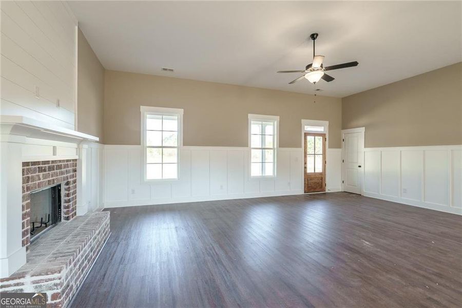 Spacious, unfurnished interior of a new home in , Social Circle (Image 9). Spacious, unfurnished interior of a new home in , Social Circle (Image 9).