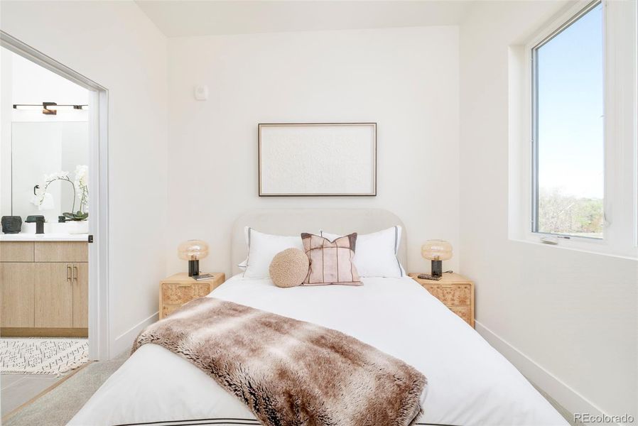 Furnished interior view inside a new home in , Denver (Image 19). Furnished interior view inside a new home in , Denver (Image 19).