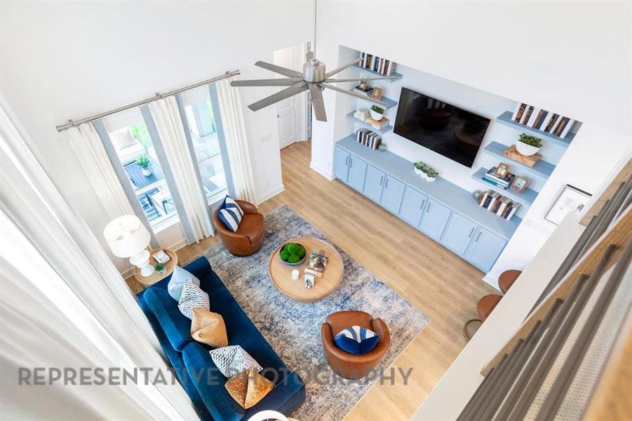 Furnished interior view inside a new home in Heritage Ranch, Sherman (Image 7).