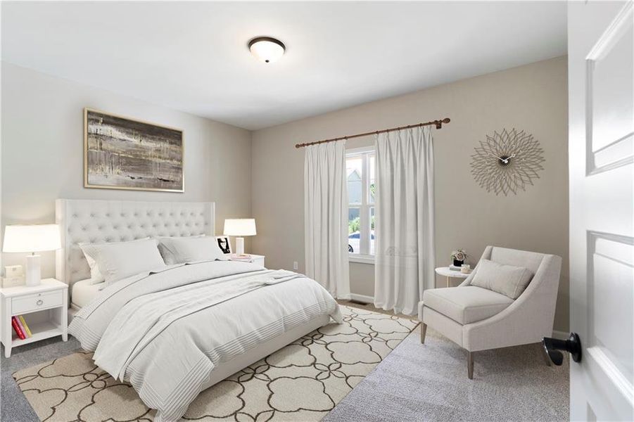 Furnished interior view inside a new home in , Waleska (Image 7). Furnished interior view inside a new home in , Waleska (Image 7).