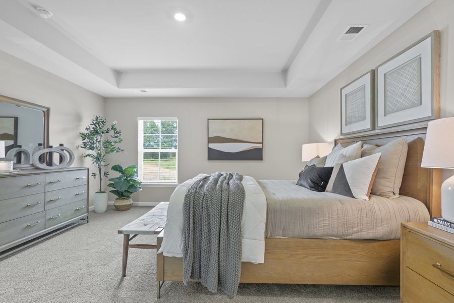 Representative furnished interior of a home built from the Myrtle A by McGuinn Homes in Willow Lake, Blythewood (Image 26).