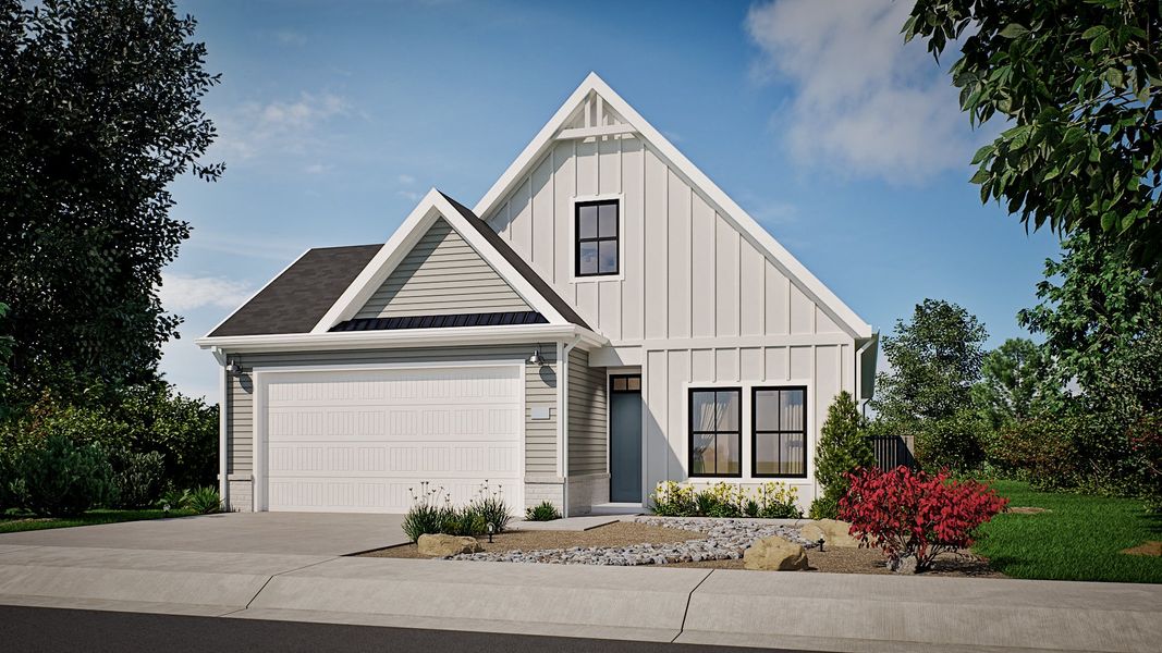 Representative exterior photo of a completed home built from the Rockaway by Epcon Communities in Chipeta Hollows, Grand Junction, CO (Image 2). Representative exterior photo of a completed home built from the Rockaway by Epcon Communities in Chipeta Hollows, Grand Junction, CO (Image 2).