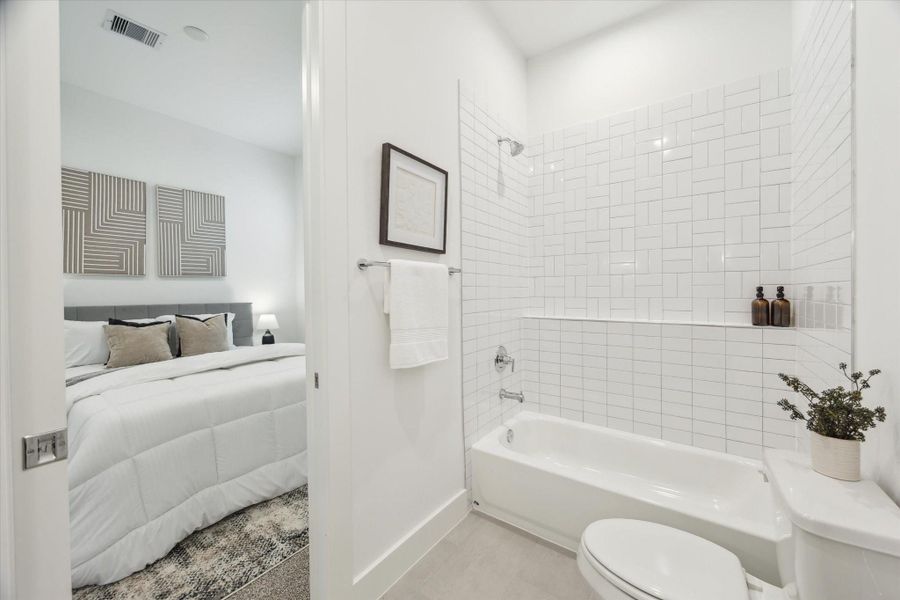 Furnished interior view inside a new home in , Houston (Image 14).