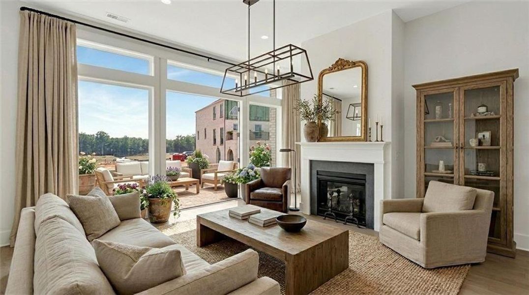 Furnished interior view inside a new home in , Fayetteville (Image 6).