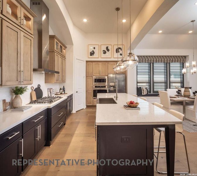 Furnished interior view inside a new home in The Ranches at Creekside, Boerne (Image 10).
