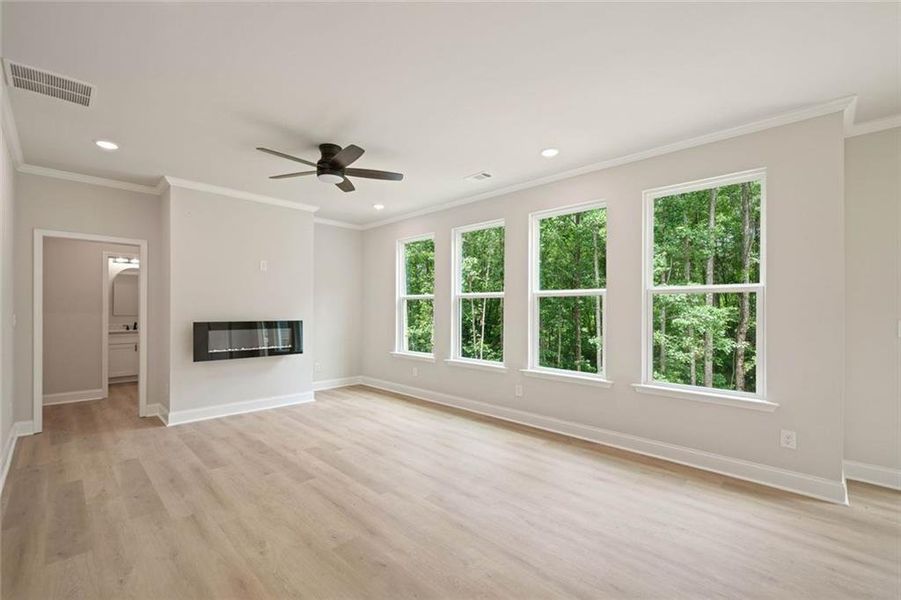 Spacious, unfurnished interior of a new home in , White (Image 19). Spacious, unfurnished interior of a new home in , White (Image 19).