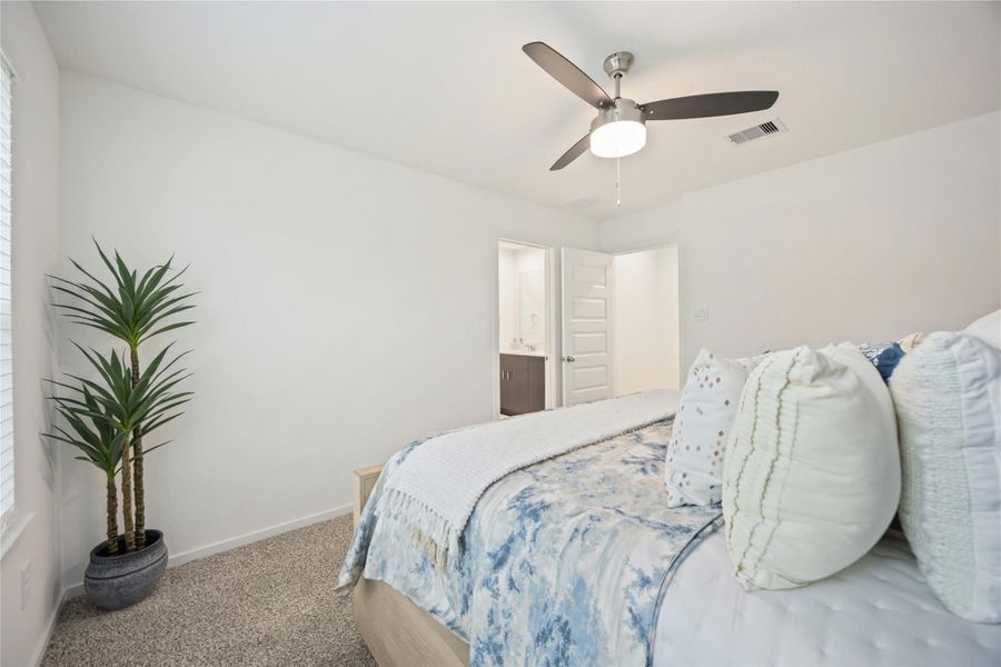 Furnished interior view inside a new home in Alaia Crossing, Houston (Image 8).