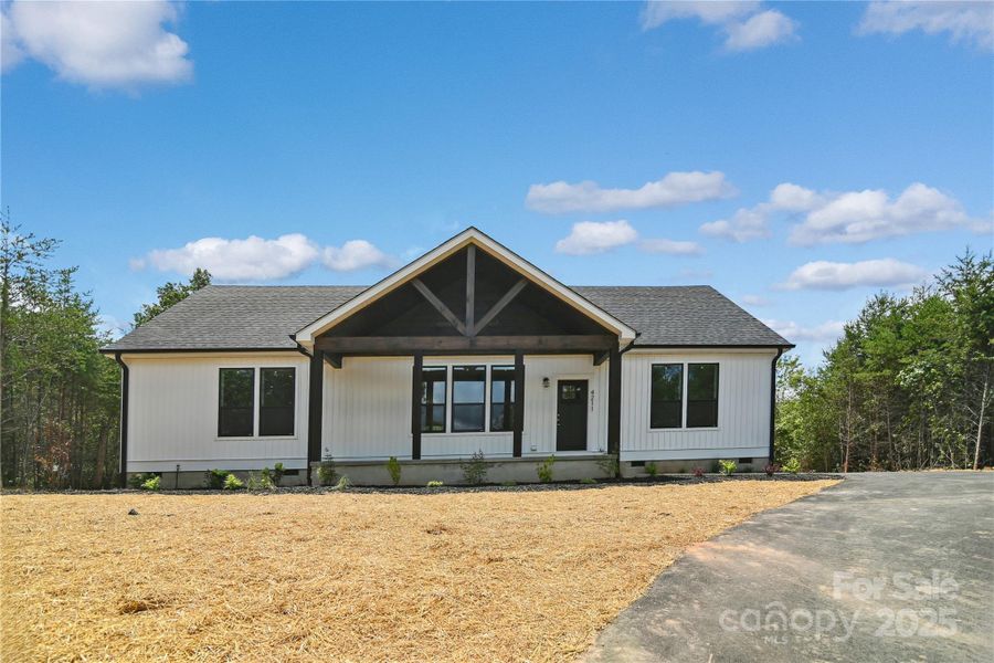 Front exterior of a new home in , Morganton, NC, highlighting curb appeal (Image 22).