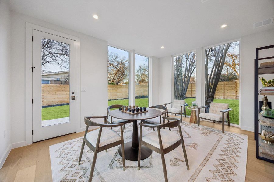 Furnished interior view inside a new home in , Austin (Image 11).