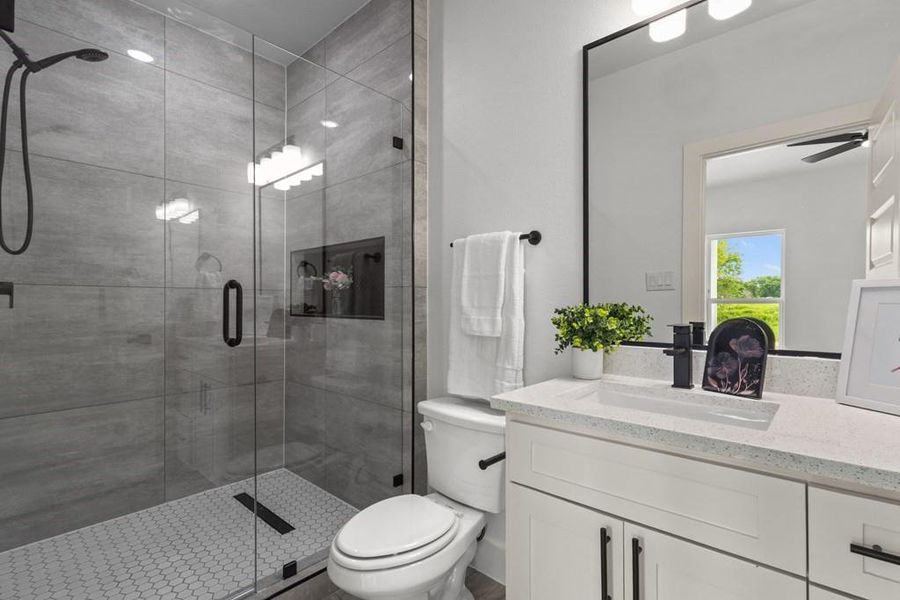 Furnished interior view inside a new home in , Canton (Image 28).