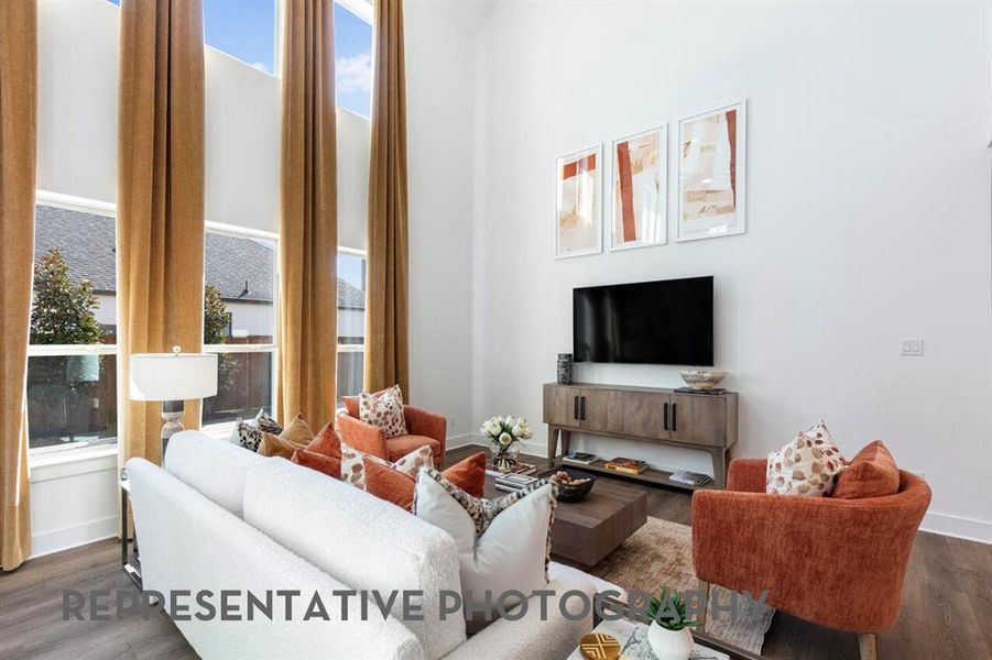Furnished interior view inside a new home in Aster Park, McKinney (Image 14).