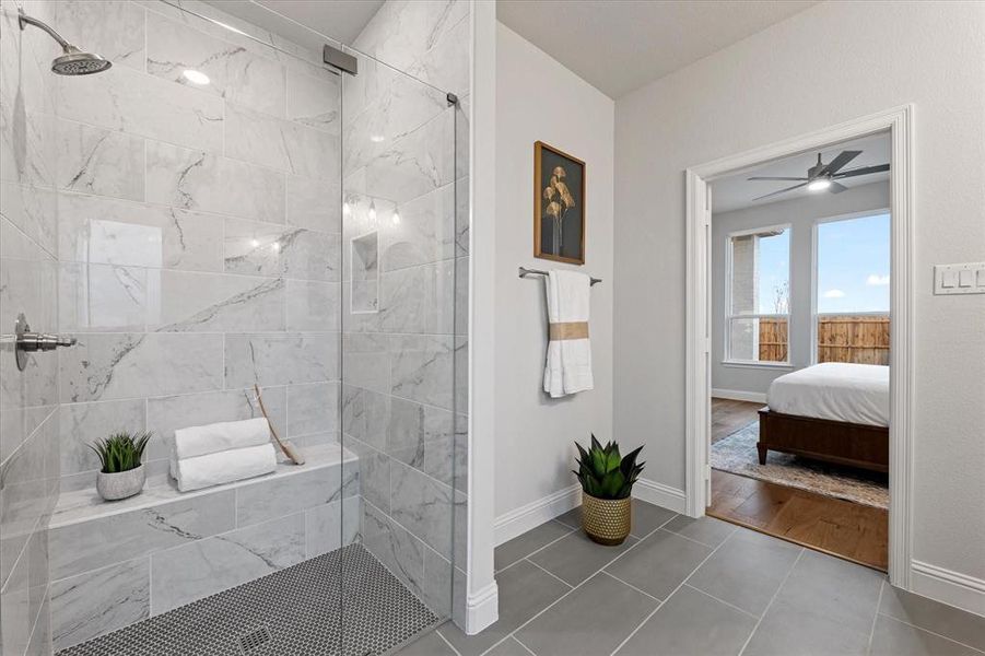 Furnished interior view inside a new home in University Park at Northpointe, Denton (Image 16).