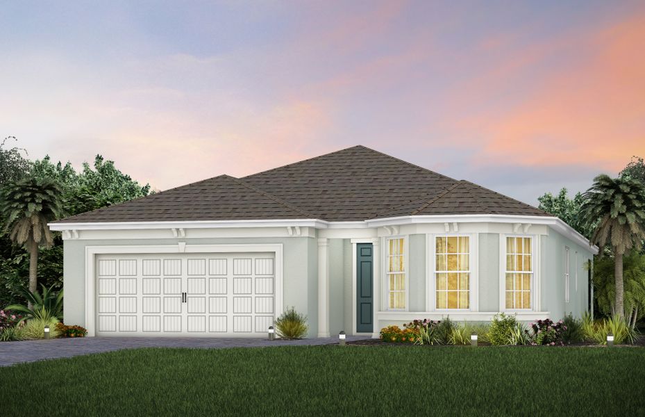 Representative exterior photo of a completed home built from the Prosperity by Pulte Homes in Tohoqua, Kissimmee, FL (Image 4).
