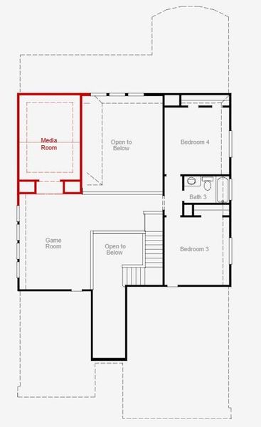 2D floor plan layout of this home in Valencia, Manvel, TX (Image 3). 2D floor plan layout of this home in Valencia, Manvel, TX (Image 3).