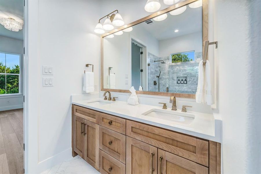 Furnished interior view inside a new home in , McKinney (Image 5).