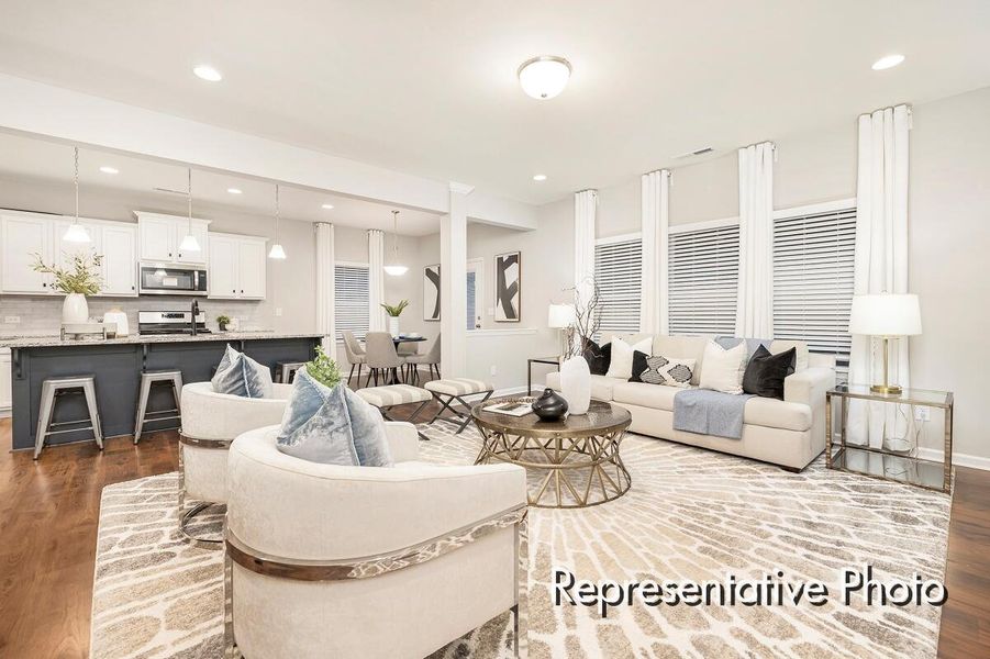 Furnished interior view inside a new home in , Ridgeville (Image 10).