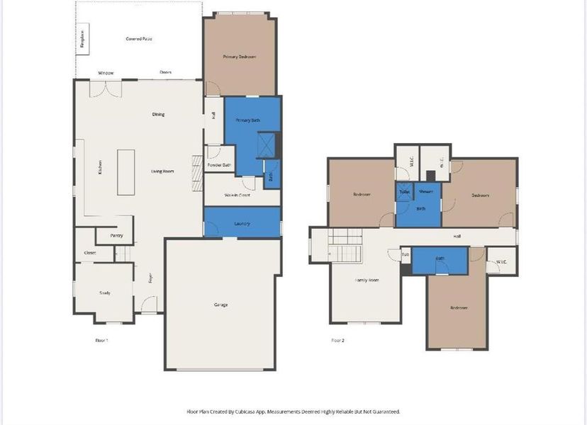 2D floor plan layout of this home in , Grapevine, TX (Image 4).