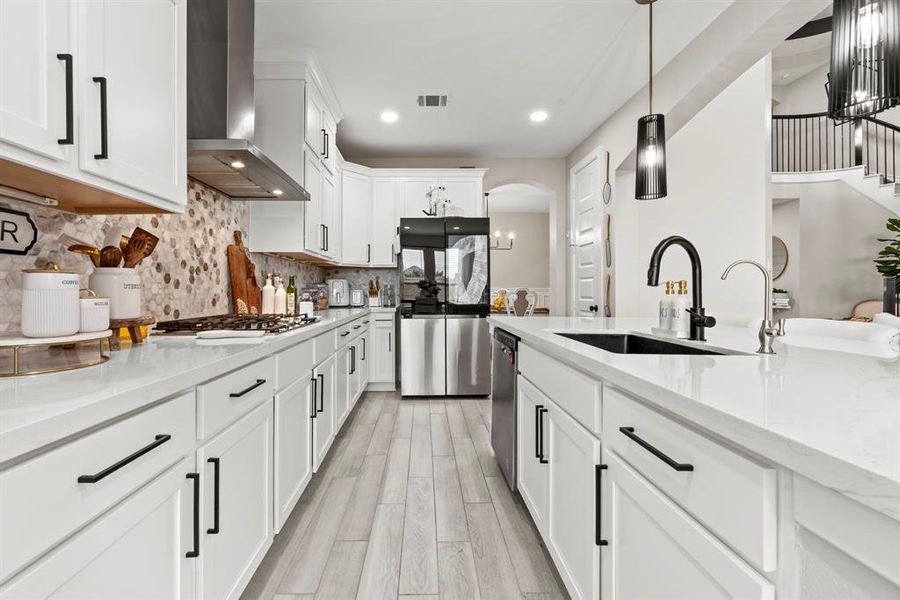 Furnished interior in a model home at Lago Mar – 50' in Texas City (Image 15). Furnished interior in a model home at Lago Mar – 50' in Texas City (Image 15).