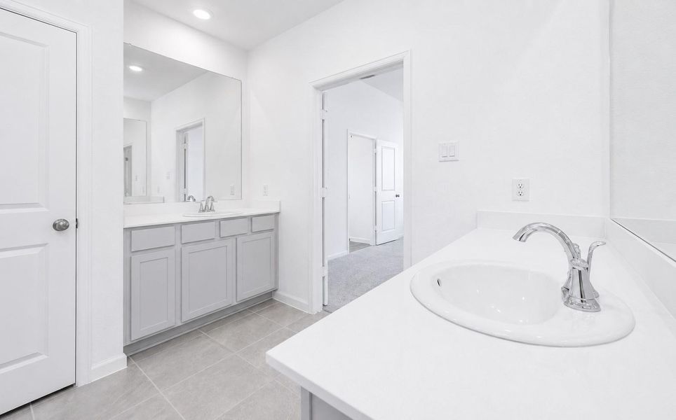 Furnished interior view inside a new home in The Trails, New Caney (Image 3).