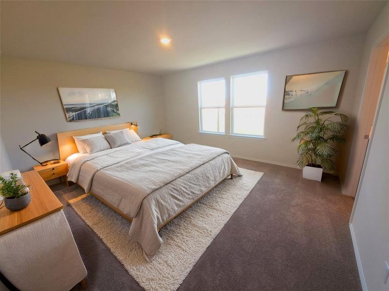 Furnished interior view inside a new home in Sunfield, Buda (Image 10). Furnished interior view inside a new home in Sunfield, Buda (Image 10).