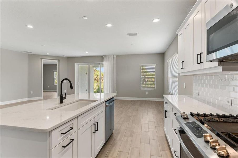 Furnished interior view inside a new home in , Sarasota (Image 9).