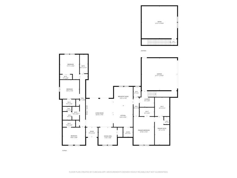 2D floor plan layout of this home in , Angleton, TX (Image 4).