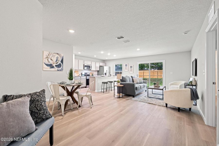 Furnished interior view inside a new home in , Jacksonville (Image 5).