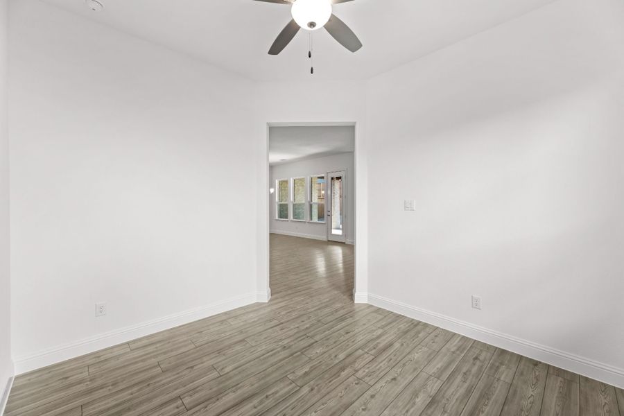 Representative unfurnished interior of a home built from the Hawkins by UnionMain Homes in Lake Breeze, Lavon (Image 25). Representative unfurnished interior of a home built from the Hawkins by UnionMain Homes in Lake Breeze, Lavon (Image 25).