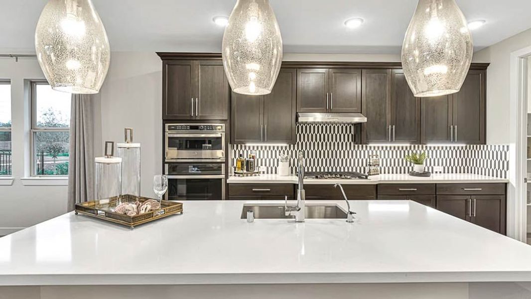 Furnished interior view inside a new home in Avalon at Cypress, Cypress (Image 11).
