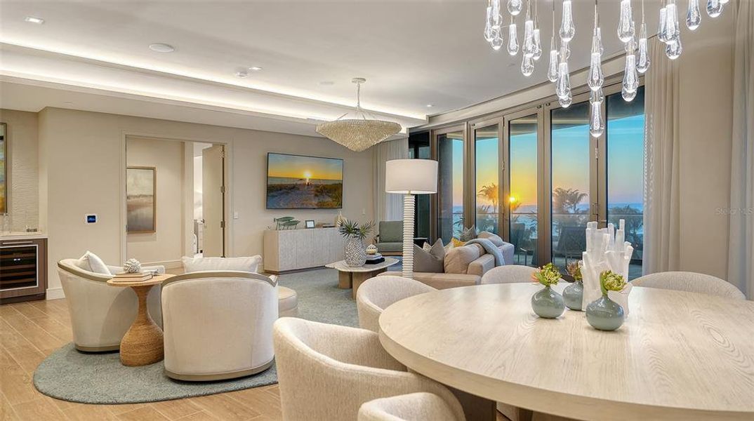 Furnished interior view inside a new home in , Longboat Key (Image 46). Furnished interior view inside a new home in , Longboat Key (Image 46).