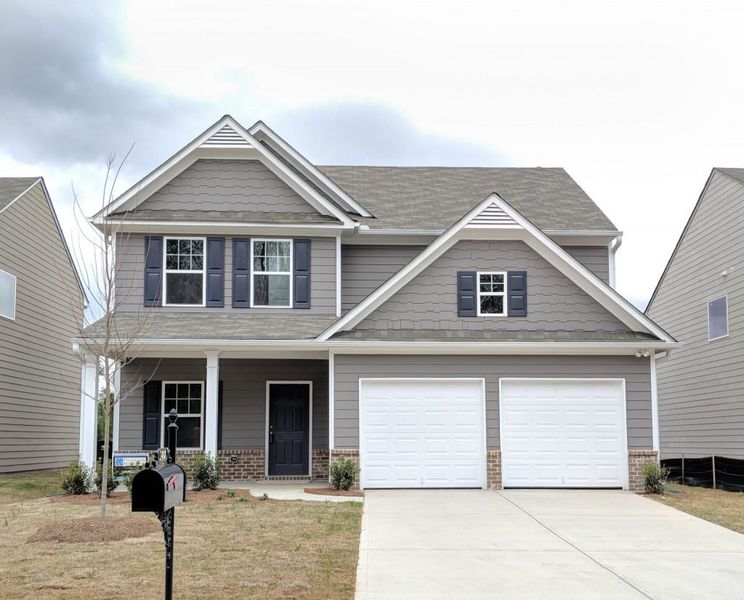 Representative exterior photo of a completed home built from the Mayfield by Piedmont Residential in The Reserve at Willow Oaks, Canton, GA (Image 23).