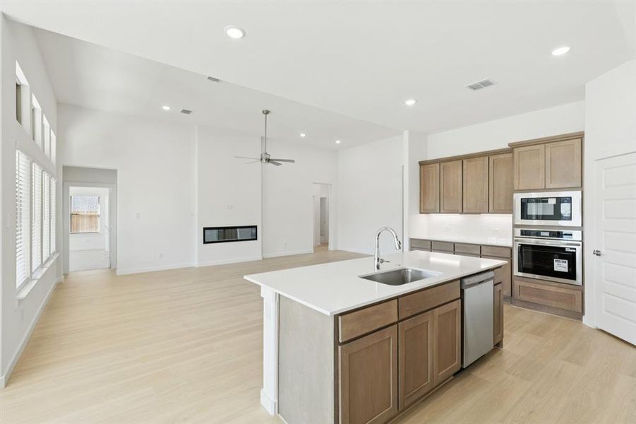 Kitchen in the Gilmour II home plan by Trophy Signature Homes – REPRESENTATIVE PHOTO Kitchen in the Gilmour II home plan by Trophy Signature Homes – REPRESENTATIVE PHOTO