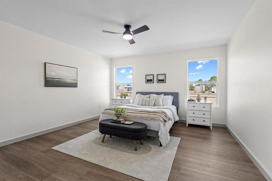 Furnished interior view inside a new home in , Brookston (Image 19).